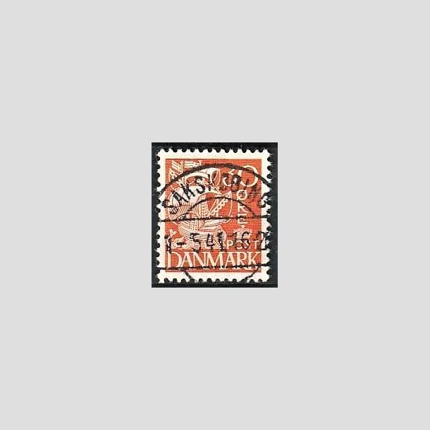 FRIMRKER DANMARK | 1940 - AFA 259 - Karavel 30 re orange Type II - Lux Stemplet Sakskbing