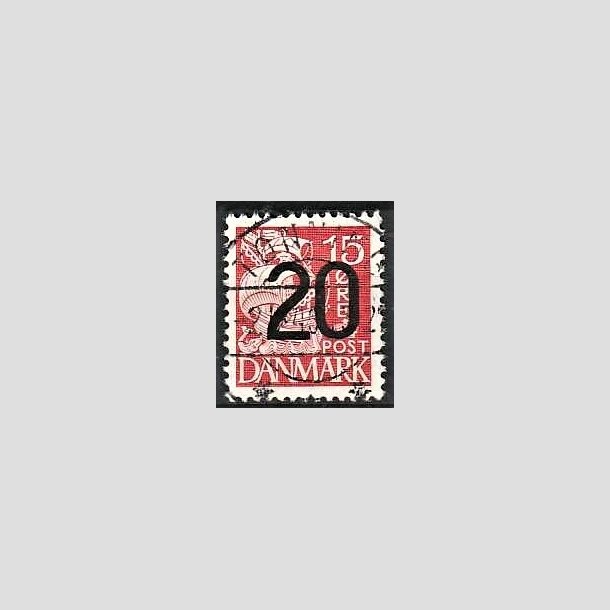 FRIMRKER DANMARK | 1940 - AFA 264 - 20/15 re rd Provisorier - Lux Stemplet