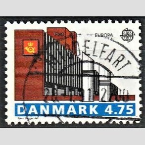 FRIMRKER DANMARK | 1990 - AFA 965 - Europamrker - 4,75 Kr. flerfarvet - Lux Stemplet