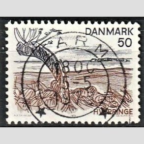 FRIM�RKER DANMARK | 1974 - AFA 566 - Landsdelsserie Fyn - 50 �re flerfarvet - Pragt Stemplet