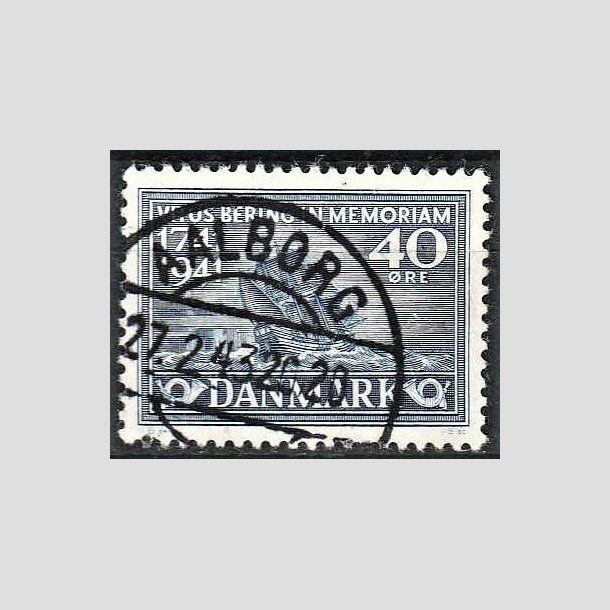 FRIMRKER DANMARK | 1941 - AFA 272 - Vitus Bering 40 re bl - Lux Stemplet