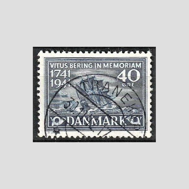 FRIMRKER DANMARK | 1941 - AFA 272 - Vitus Bering 40 re bl - Lux Stemplet