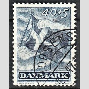FRIMRKER DANMARK | 1947 - AFA 301 - Modstandsbevgelsen - 40 + 5 re bl - Pragt