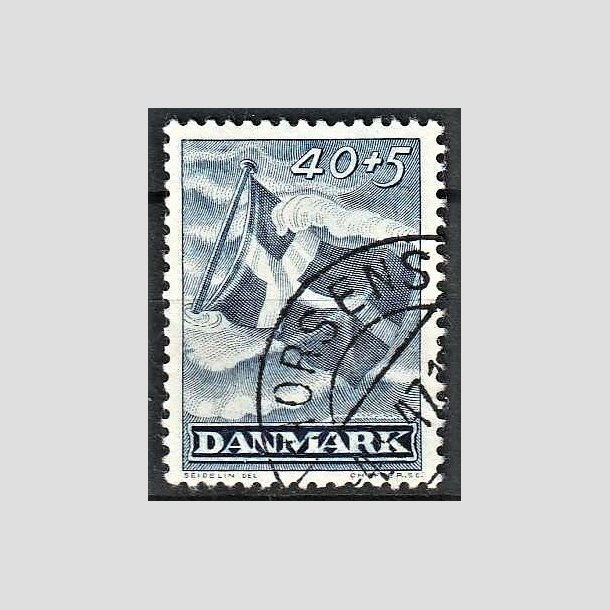 FRIMRKER DANMARK | 1947 - AFA 301 - Modstandsbevgelsen - 40 + 5 re bl - Pragt