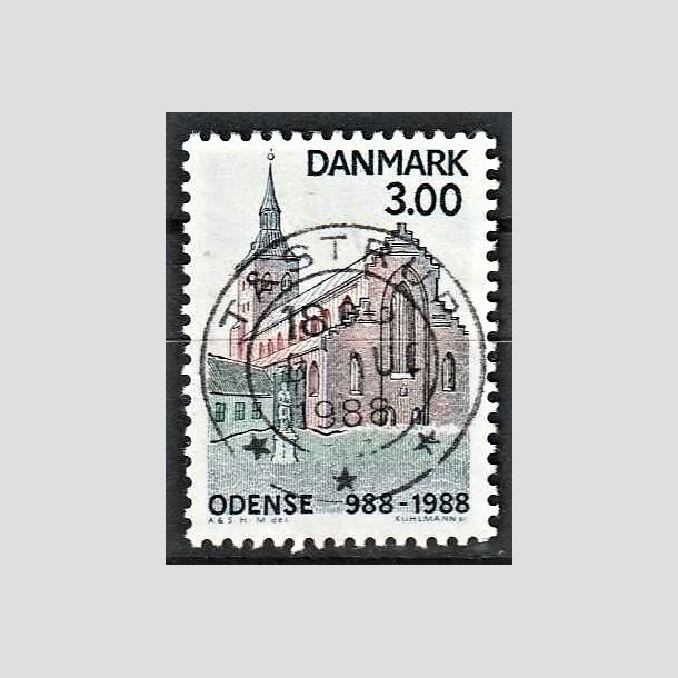 FRIMRKER DANMARK | 1988 - AFA 906 - Odense By 1000 r. - 3,00 Kr. flerfarvet - Pragt Stemplet