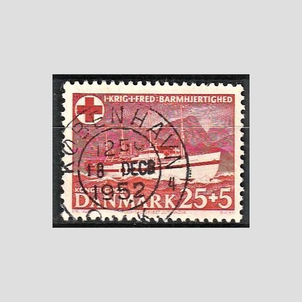 FRIMRKER DANMARK | 1951 - AFA 333 - Jutlandia 25 + 5 re rd - Lux Stemplet