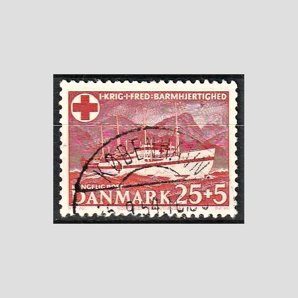 FRIMRKER DANMARK | 1951 - AFA 333 - Jutlandia 25 + 5 re rd - Lux Stemplet