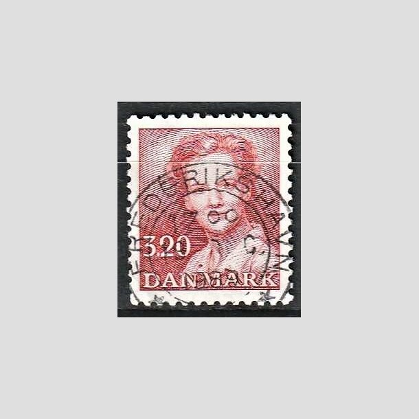 FRIMRKER DANMARK | 1989 - AFA 924 - Dronning Margrethe - 3,20 Kr. rd - Pragt Stemplet Frederikshavn