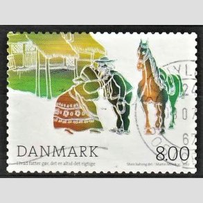 FRIMRKER DANMARK | 2012 - AFA 1713 - H.C. Andersens eventyr - 8,00 Kr. flerfarvet - Alm. god gennemsnitskvalitet - Stemplet (Photo eksempel)