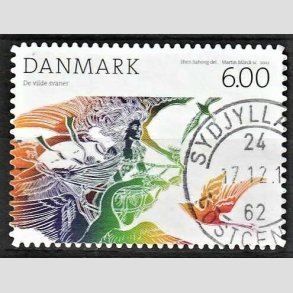 FRIMRKER DANMARK | 2012 - AFA 1712a - H.C. Andersens eventyr - 6,00 Kr. flerfarvet uregelmssige hjrner - Alm. god gennemsnitskvalitet - Stemplet (Photo eksempel)