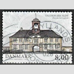 FRIMRKER DANMARK | 2013 - AFA 1739 - Danske herregrde II - 8,00 kr. Valdemars slot - Alm. god gennemsnitskvalitet - Stemplet (Photo eksempel)