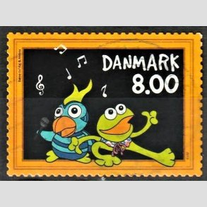 FRIMRKER DANMARK | 2013 - AFA 1735 - Brne-TV - 8,00 kr. flerfarvet - Alm. god gennemsnitskvalitet - Stemplet (Photo eksempel)