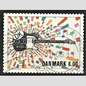 FRIMRKER DANMARK | 2013 - AFA 1746 - Rockmusik - 8,00 kr. guitar - Alm. god gennemsnitskvalitet - Stemplet (Photo eksempel)