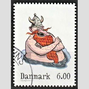 FRIMRKER DANMARK | 2011 - AFA 1682a - Vintereventyr - 6,00 Kr. flerfarvet med uregelmssige hjrner - Alm. god gennemsnitskvalitet - Stemplet (Photo eksempel)