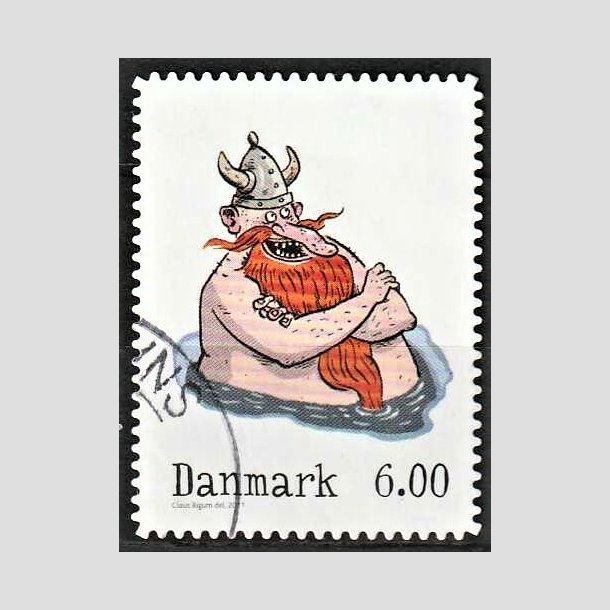 FRIMRKER DANMARK | 2011 - AFA 1682a - Vintereventyr - 6,00 Kr. flerfarvet med uregelmssige hjrner - Alm. god gennemsnitskvalitet - Stemplet (Photo eksempel)