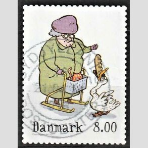 FRIMRKER DANMARK | 2011 - AFA 1683 - Vintereventyr - 8,00 Kr. flerfarvet - Alm. god gennemsnitskvalitet - Stemplet (Photo eksempel)