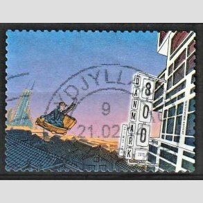 FRIMRKER DANMARK | 2013 - AFA 1752 - H. C. Andersen - 8,00 Kr. flerfarvet - Alm. god gennemsnitskvalitet - Stemplet (Photo eksempel)