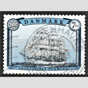 FRIMRKER DANMARK | 2015 - AFA 1827 - Sejlskibe - 7,00 kr. Danmark - Alm. god gennemsnitskvalitet - Stemplet (Photo eksempel)