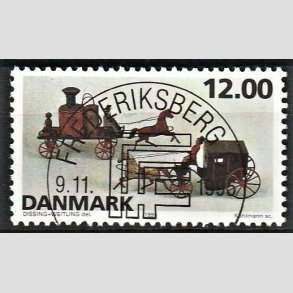 FRIM�RKER DANMARK | 1995 - AFA 1106 - Dansk leget�j - 12,00 Kr. flerfarvet - Pragt Stemplet