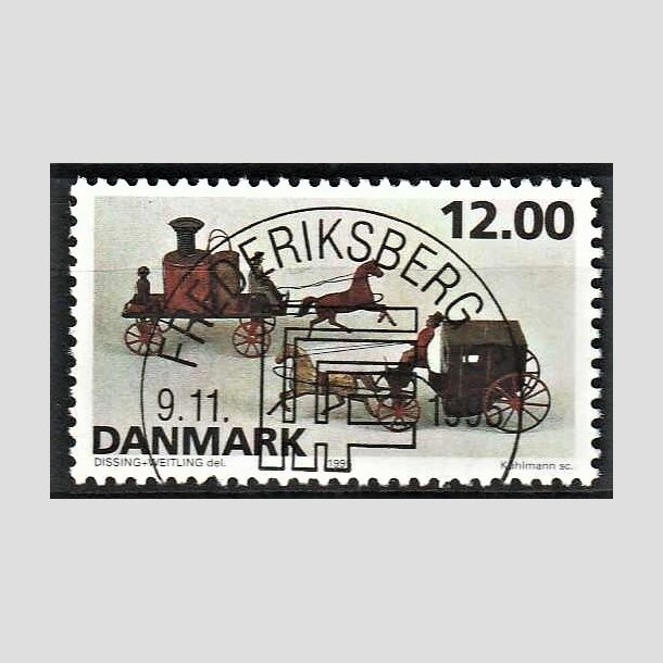 FRIMRKER DANMARK | 1995 - AFA 1106 - Dansk legetj - 12,00 Kr. flerfarvet - Pragt Stemplet