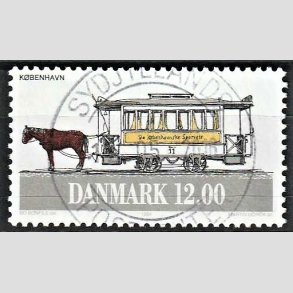 FRIM�RKER DANMARK | 1994 - AFA 1073 - Sporvogne - 12,00 Kr. flerfarvet - Pragt Stemplet