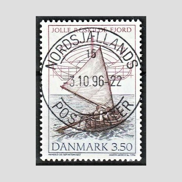 FRIMRKER DANMARK | 1996 - AFA 1119 - Danske trjoller - 3,50 Kr. flerfarvet - Pragt Stemplet