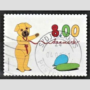 FRIMRKER DANMARK | 2011 - AFA 1669 - Brne-tv - 8,00 Kr. flerfarvet - Alm. god gennemsnitskvalitet - Stemplet (Photo eksempel)