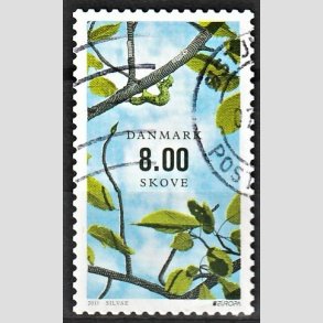 FRIMRKER DANMARK | 2011 - AFA 1658 - Europamrker - 8,00 Kr. flerfarvet - Alm. god gennemsnitskvalitet - Stemplet (Photo eksempel)