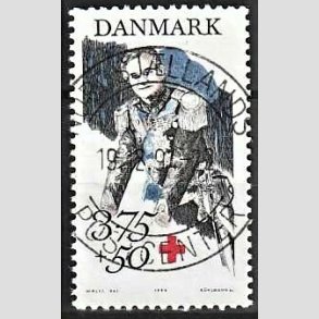 FRIMRKER DANMARK | 1994 - AFA 1069 - Prins Henrik 60 r. - 3,75 Kr. + 50 re flerfarvet - Pragt Stemplet