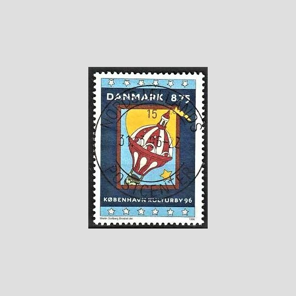 FRIMRKER DANMARK | 1996 - AFA 1109 - Kbenhavn Kulturby 96 - 8,75 Kr. flerfarvet - Pragt Stemplet Nordsjlland