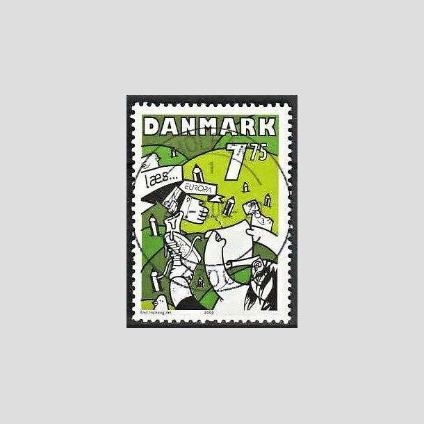 FRIMRKER DANMARK | 2008 - AFA 1547 - Europamrke - 7,75 Kr. flerfarvet - Pragt Stemplet