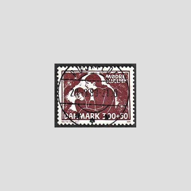 FRIMRKER DANMARK | 1988 - AFA 917 - Mdrehjlpen - 3,00 Kr. + 50 re rdbrun - Pragt Stemplet
