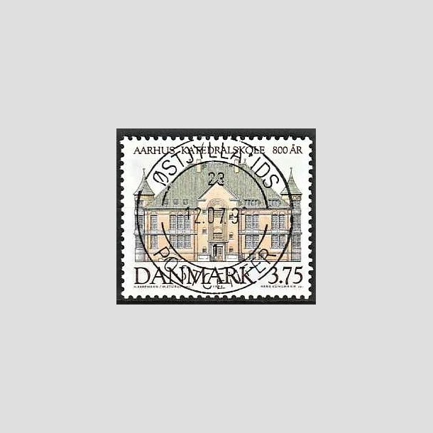 FRIMRKER DANMARK | 1995 - AFA 1084 - Aahus Katedralskole 800 r - 3,75 Kr. flerfarvet - Pragt Stemplet