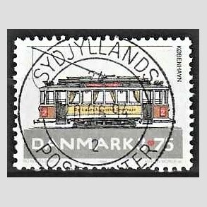 FRIM�RKER DANMARK | 1994 - AFA 1070 - Sporvogne - 3,75 Kr. flerfarvet - Pragt Stemplet