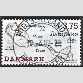 FRIM�RKER DANMARK | 1995 - AFA 1086 - Dansk sm��er - 3,75 Kr. flerfarvet - Pragt Stemplet