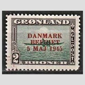 FRIMRKER GRNLAND | 1945 - AFA 24 - AMERIKANER UDGAVEN 