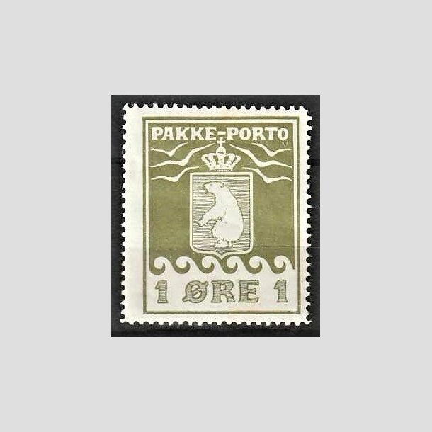 FRIMRKER GRNLAND | 1905 - AFA 1 - PAKKE-PORTO - 1 re olivengrn - Ubrugt