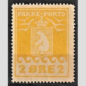 FRIMRKER GRNLAND | 1915 - AFA 5 - PAKKE-PORTO - 5 re orangegul p krigspapir - Ubrugt