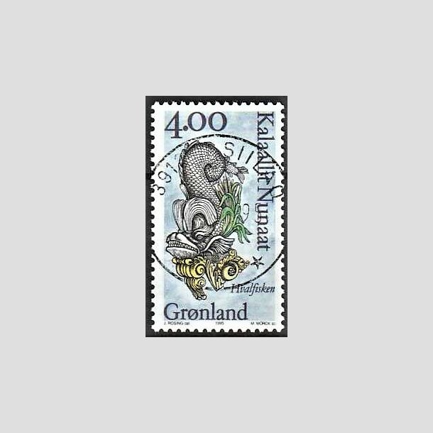 FRIMRKER GRNLAND | 1995 - AFA 279 - Gallionsfigurer II. - 4,00 kr. flerfarvet - Lux stemplet