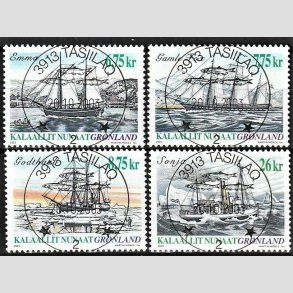FRIM�RKER GR�NLAND | 2003 - AFA 414-17 - Skibsfart p� Gr�nland II. - 6,75 - 26,00 kr. flerfarvet - Lux stemplet