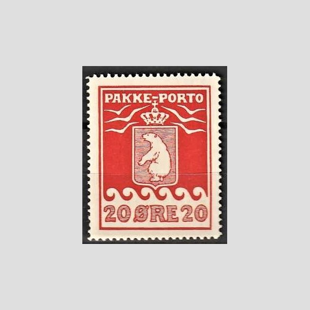 FRIMRKER GRNLAND | 1915 - AFA 9 - PAKKE-PORTO 20 re rd - Postfrisk