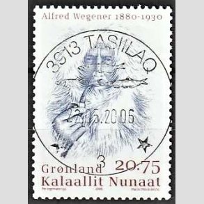FRIMRKER GRNLAND | 2006 - AFA 473 - Ekspeditioner IV. - 20,75 kr. flerfarvet - Lux stemplet