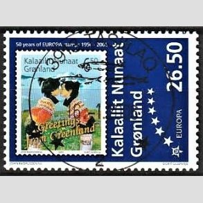 FRIM�RKER GR�NLAND | 2006 - AFA 462 - Europafrim�rker i 50 �r. - 26,50 kr. flerfarvet - Lux stemplet
