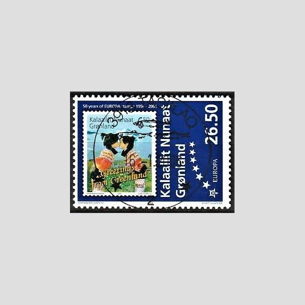 FRIMRKER GRNLAND | 2006 - AFA 462 - Europafrimrker i 50 r. - 26,50 kr. flerfarvet - Lux stemplet