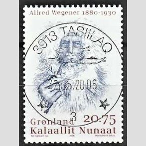 FRIM�RKER GR�NLAND | 2006 - AFA 473 - Ekspeditioner IV. - 20,75 kr. flerfarvet - Lux stemplet