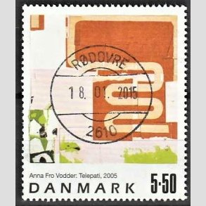 FRIMRKER DANMARK | 2005 - AFA 1439 - Frimrkekunst 8. - 5,50 Kr. Anna Fro Vodder - Pragt Stemplet Rdovre