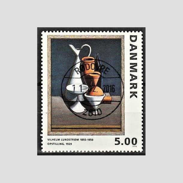 FRIMRKER DANMARK | 1993 - AFA 1057 - Maleriserie 6. - 5,00 Kr. Wilhelm Lundstrm - Pragt Stemplet