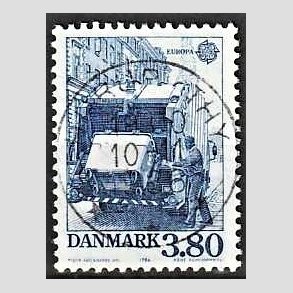 FRIM�RKER DANMARK | 1986 - AFA 871 - Europam�rker Natur- og milj� - 3,80 Kr. bl� - Pragt Stemplet