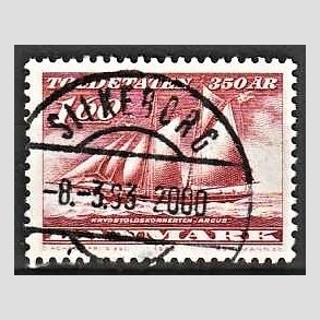 FRIM�RKER DANMARK | 1982 - AFA 744 - Toldetaten 350 �r - 1,60 Kr. r�d - Pragt Stemplet