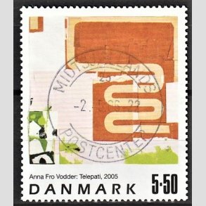 FRIMRKER DANMARK | 2005 - AFA 1439 - Frimrkekunst 8. - 5,50 Kr. Anna Fro Vodder - Pragt Stemplet